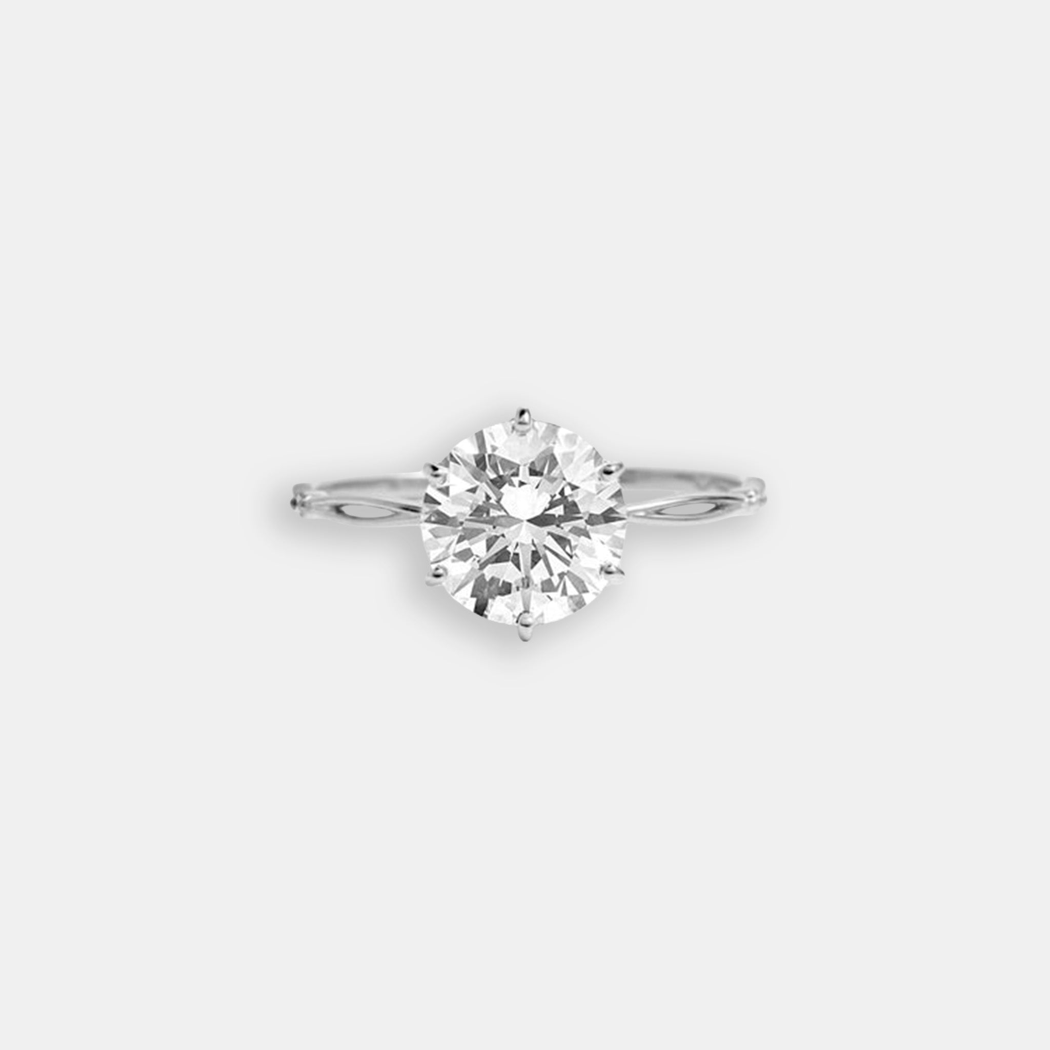 Anna Ring | Braided Engagement Ring with Side Diamonds – PAROI