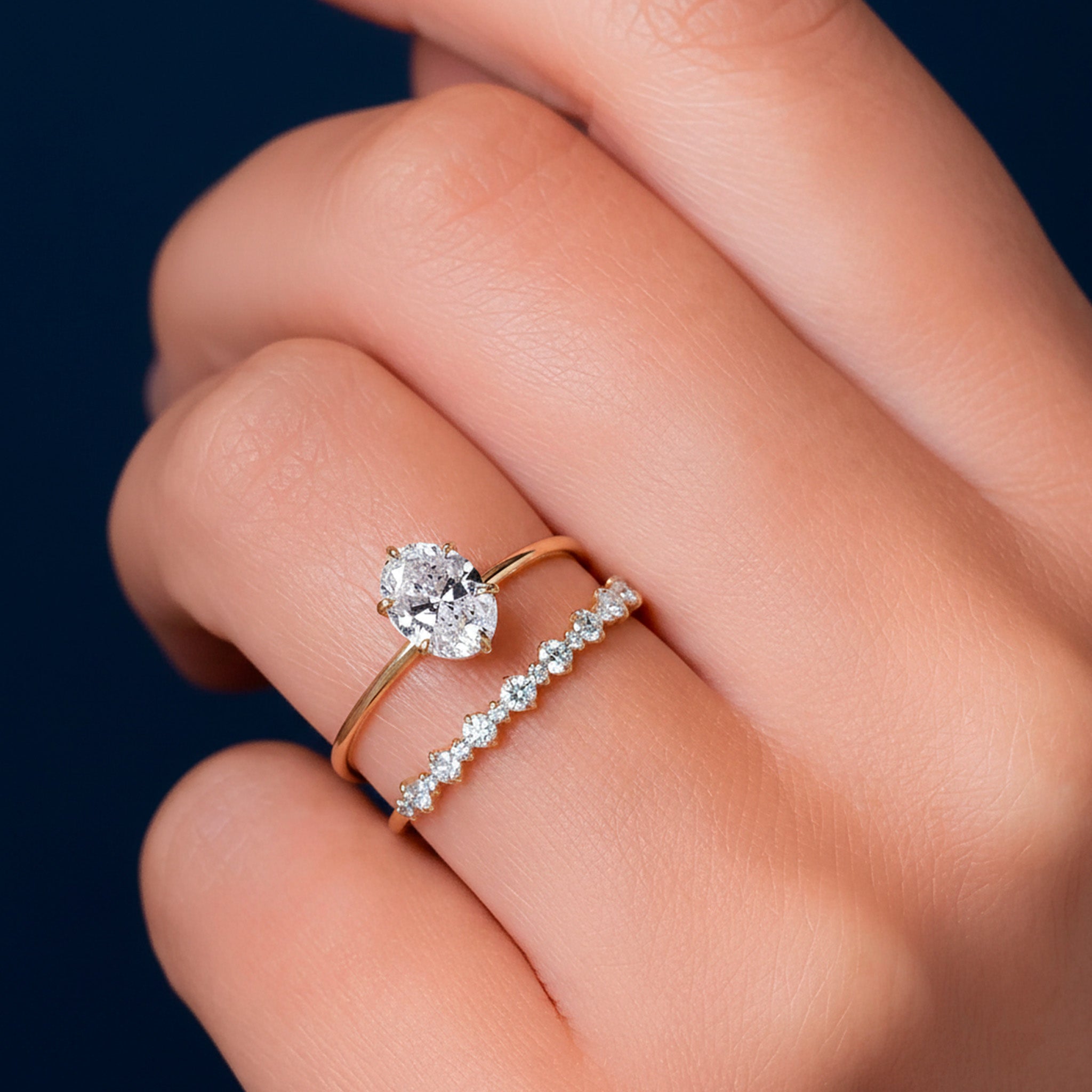 Gala Ring | Minimalist Gold and Diamond Engagement Ring – PAROI