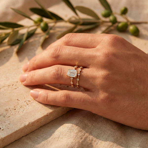 Anillo Maria | Emerald Cut