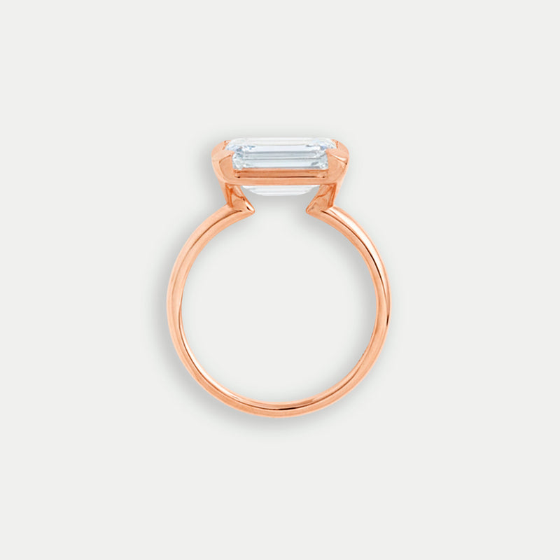 Judith Ring Judith Ring | Modern Semi-Bezel Diamond Engagement Ring – PAROI