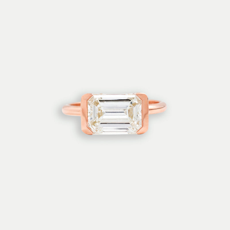 Judith Ring Judith Ring | Modern Semi-Bezel Diamond Engagement Ring – PAROI