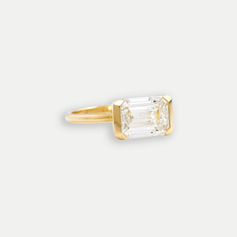 Judith Ring Judith Ring | Modern Semi-Bezel Diamond Engagement Ring – PAROI