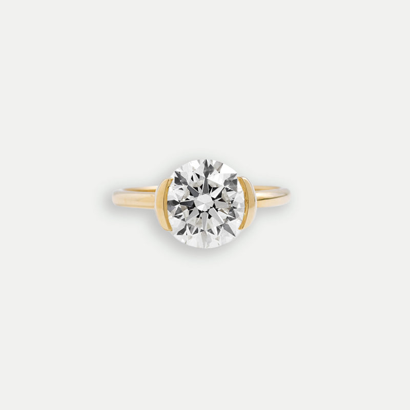 Judith Ring Judith Ring | Modern Semi-Bezel Diamond Engagement Ring – PAROI