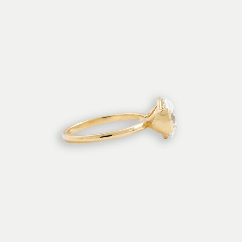 Judith Ring Judith Ring | Modern Semi-Bezel Diamond Engagement Ring – PAROI
