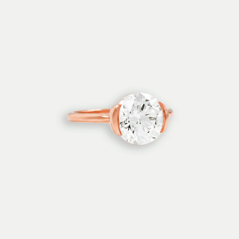Judith Ring Judith Ring | Modern Semi-Bezel Diamond Engagement Ring – PAROI
