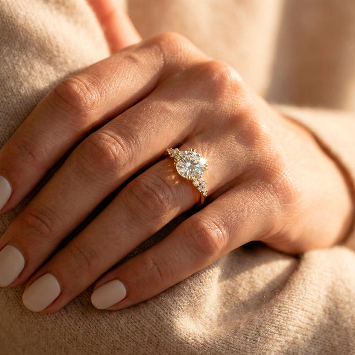 Anillo Bruna | Round Cut
